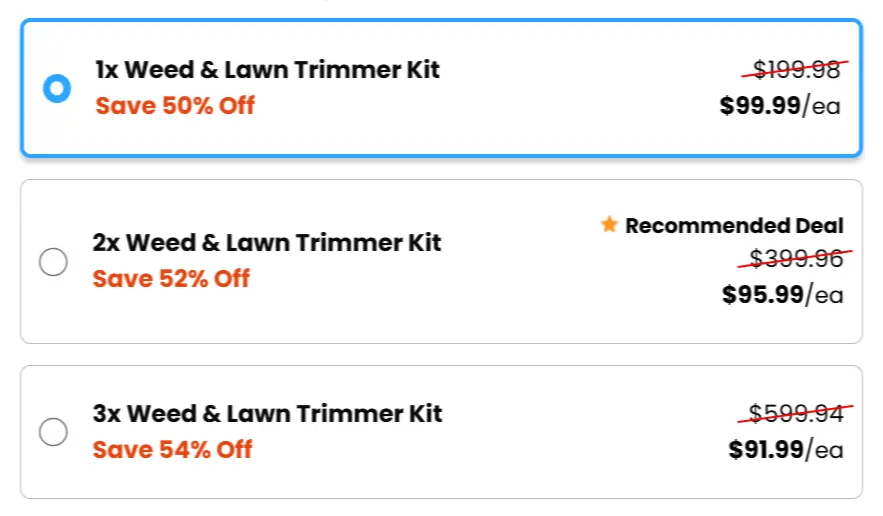 Wood Ranger Lawn Trimmer offer price 